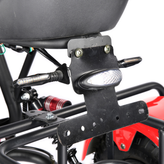 Электротрицикл WHITE SIBERIA TRIKE MINI RED 1500W