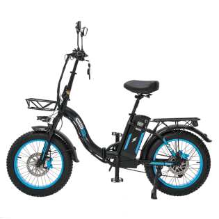 Электровелосипед Minako F11 Pro 20ah, синий