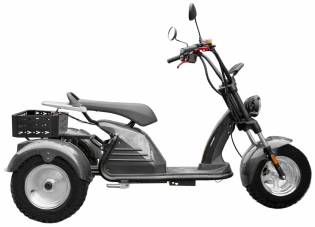 Трехколесный электроскутер Ikingi M6 Pro Trike карбон