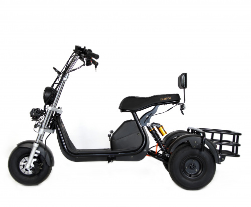 Трехколесный электроскутер Ikingi X1 Pro Trike черный