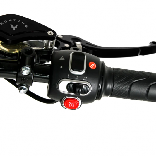 Электрический скутер Ikingi Chopper черный