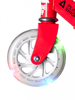 Детский самокат-снегокат Playshion Bluesky-SNW красный