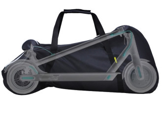 Cумка-чехол для электросамоката,черный (серые ручки)